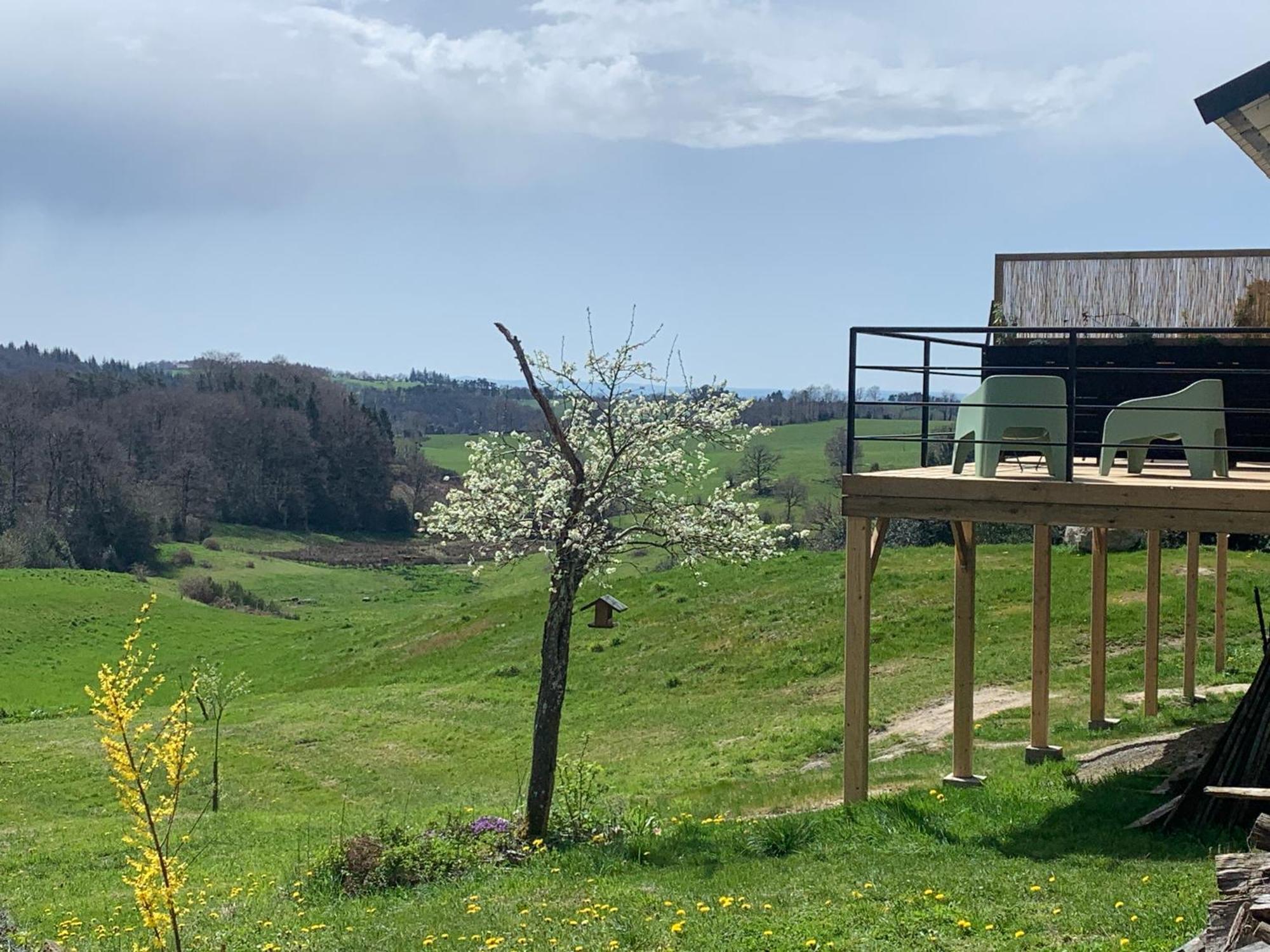 Aux Logis De Fonfroide Chez Mylene & David Panzió Marcolès Kültér fotó
